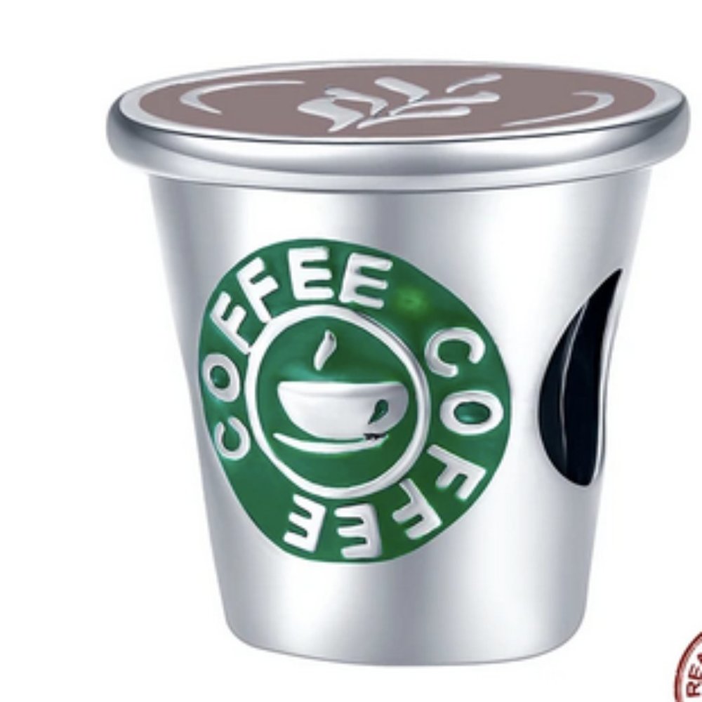 NWT Coffee Cup Bracelet Charm